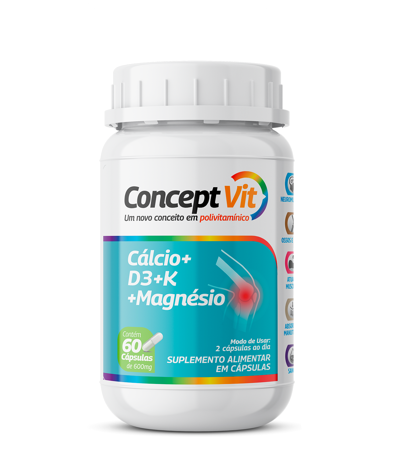 Cálcio + D3 + K + Magnésio