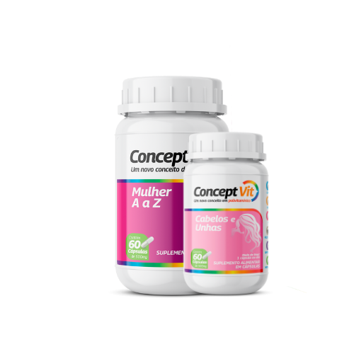 Combo Cabelos e Unhas + A a Z Mulher
