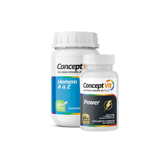 Combo Vitaminas A a Z Homem + Power