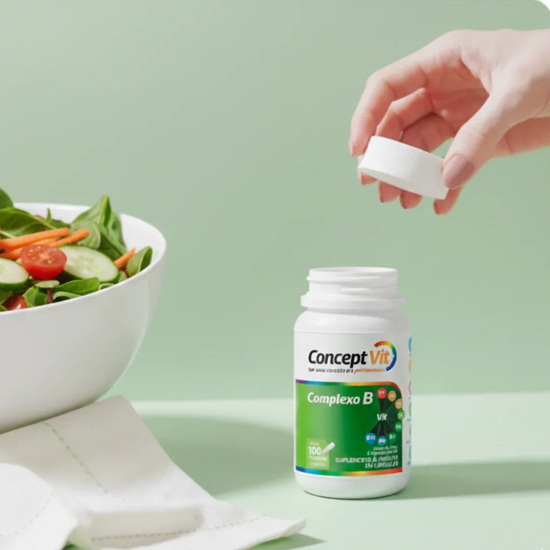 Complexo B - 60 cápsulas de 500mg - Conceptvit