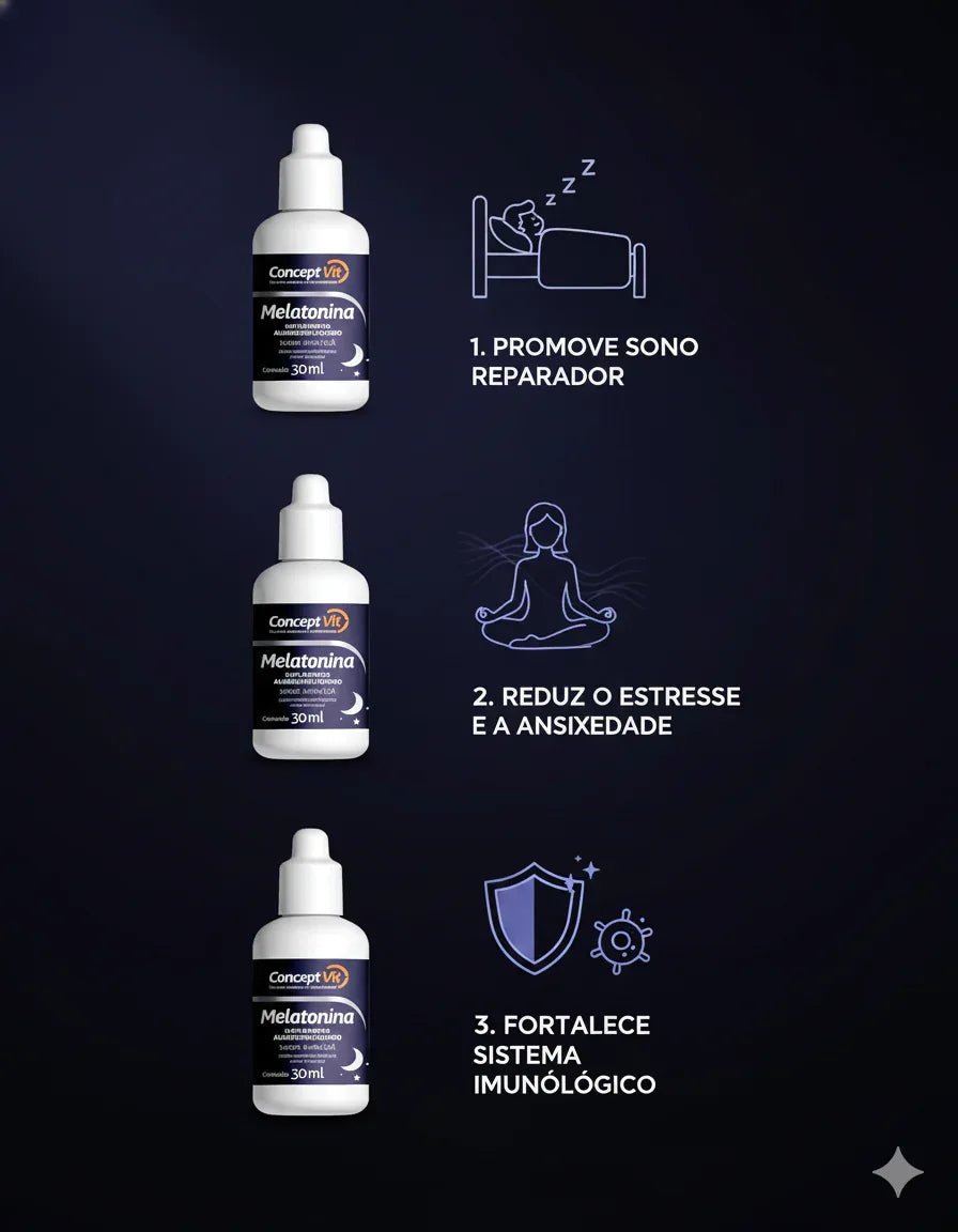 Melatonina em Gotas - Conceptvit