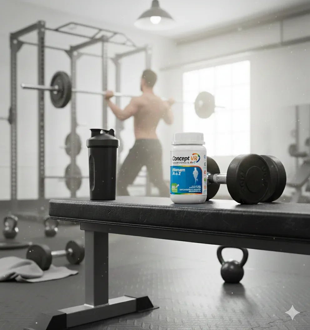 Vitamina A a Z Homem - 60 cápsulas de 500mg - Conceptvit